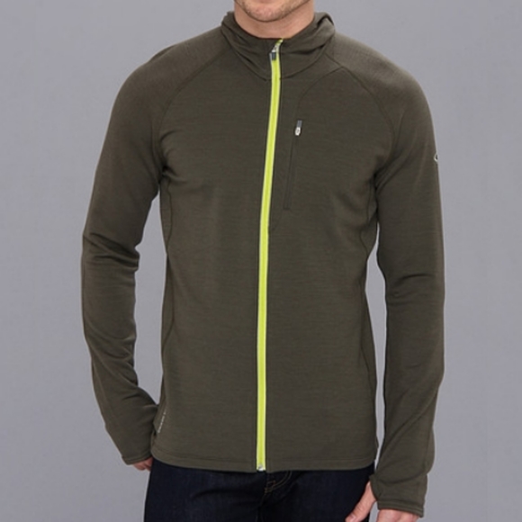 Icebreaker Other - Icebreaker Quantum GT Hoodie Zip up Sweatshirt Size XL Green